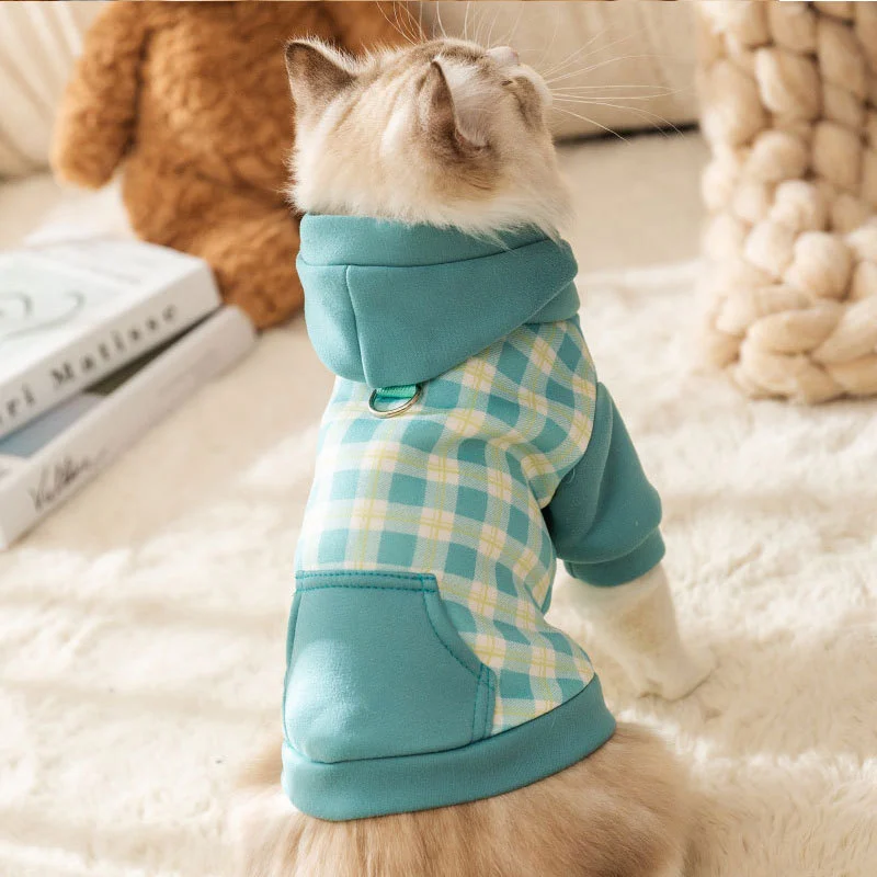 Pocket Cat Hoodie — worn by a pet