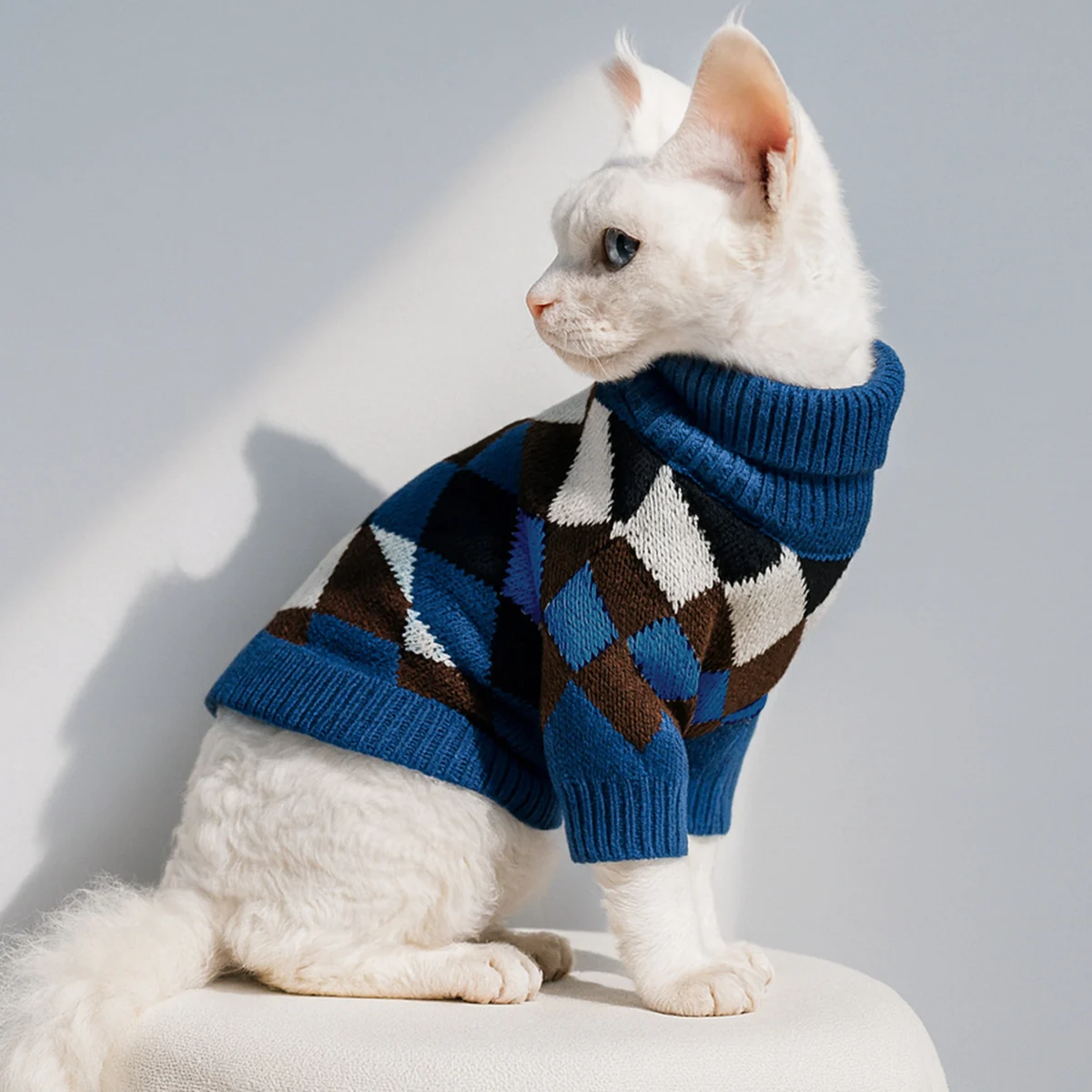 Diamond High-Neck Knit — supplier reference