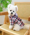 Plaid trench coat — supplier reference