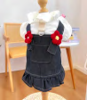 Little Red Flower Overalls — supplier reference