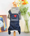 Heart-shaped retro overalls — supplier reference